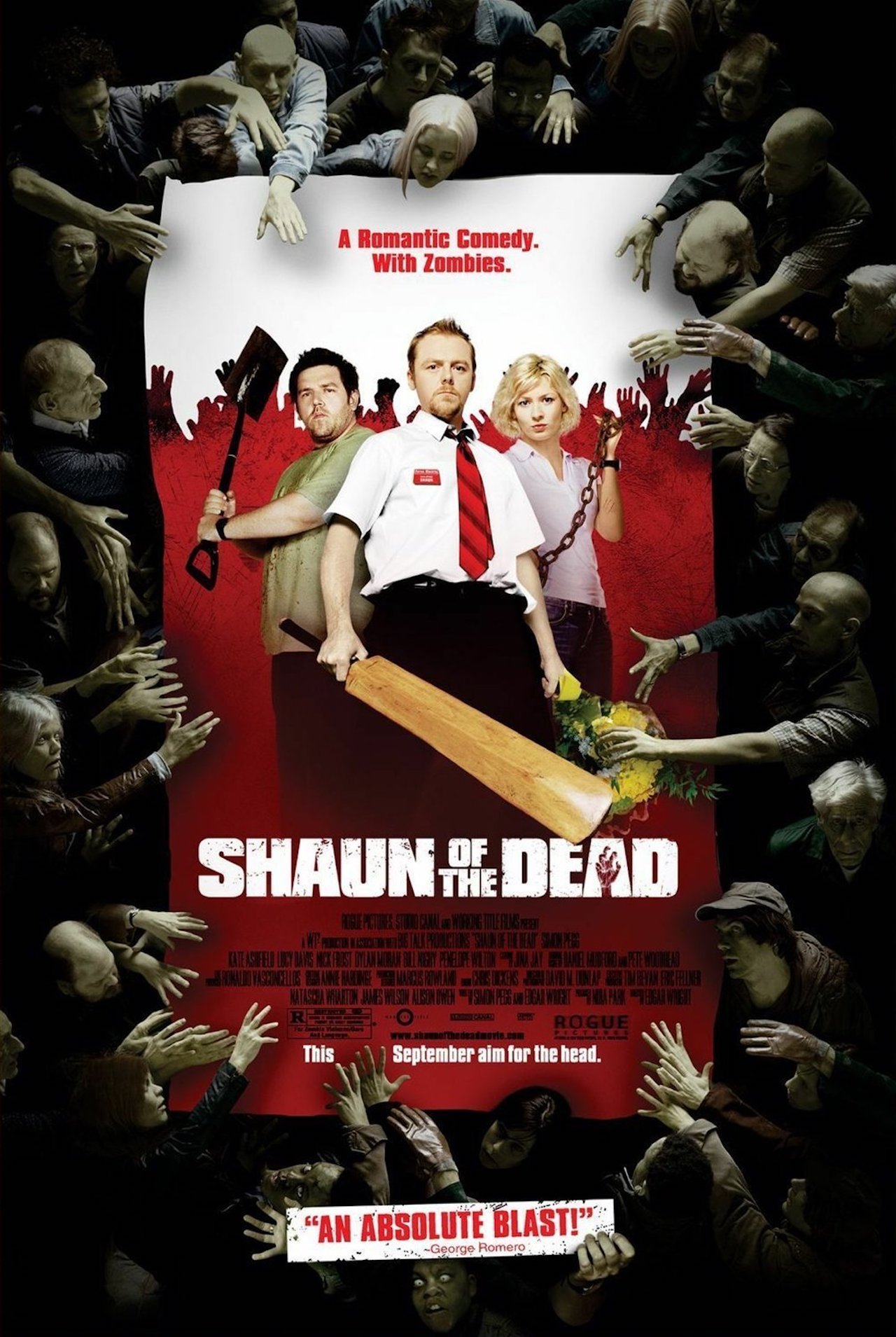 Shaun Of The Dead poster.
