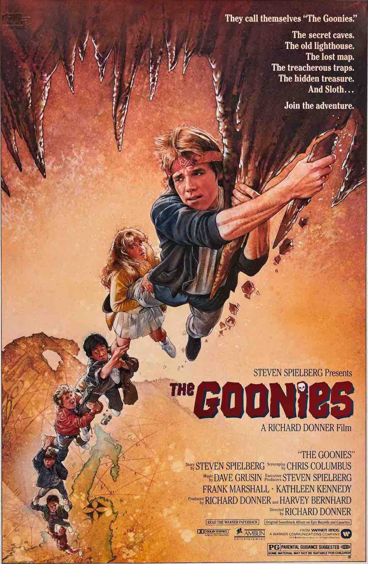 Drew Struzan's original poster art for The Goonies.