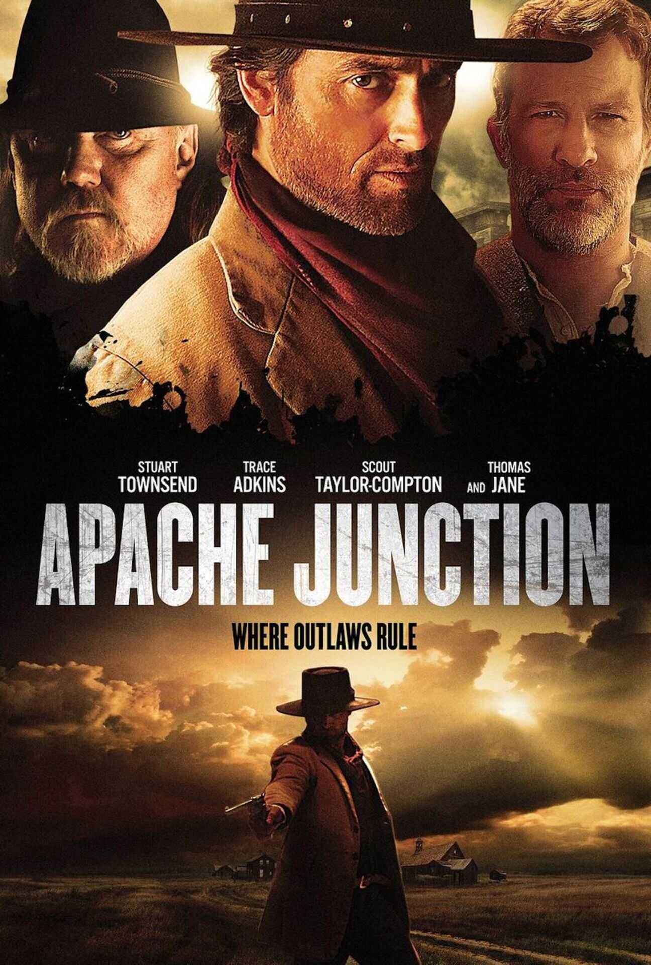 Theatrical poster for Apache Junction, directed by Justin Lee.