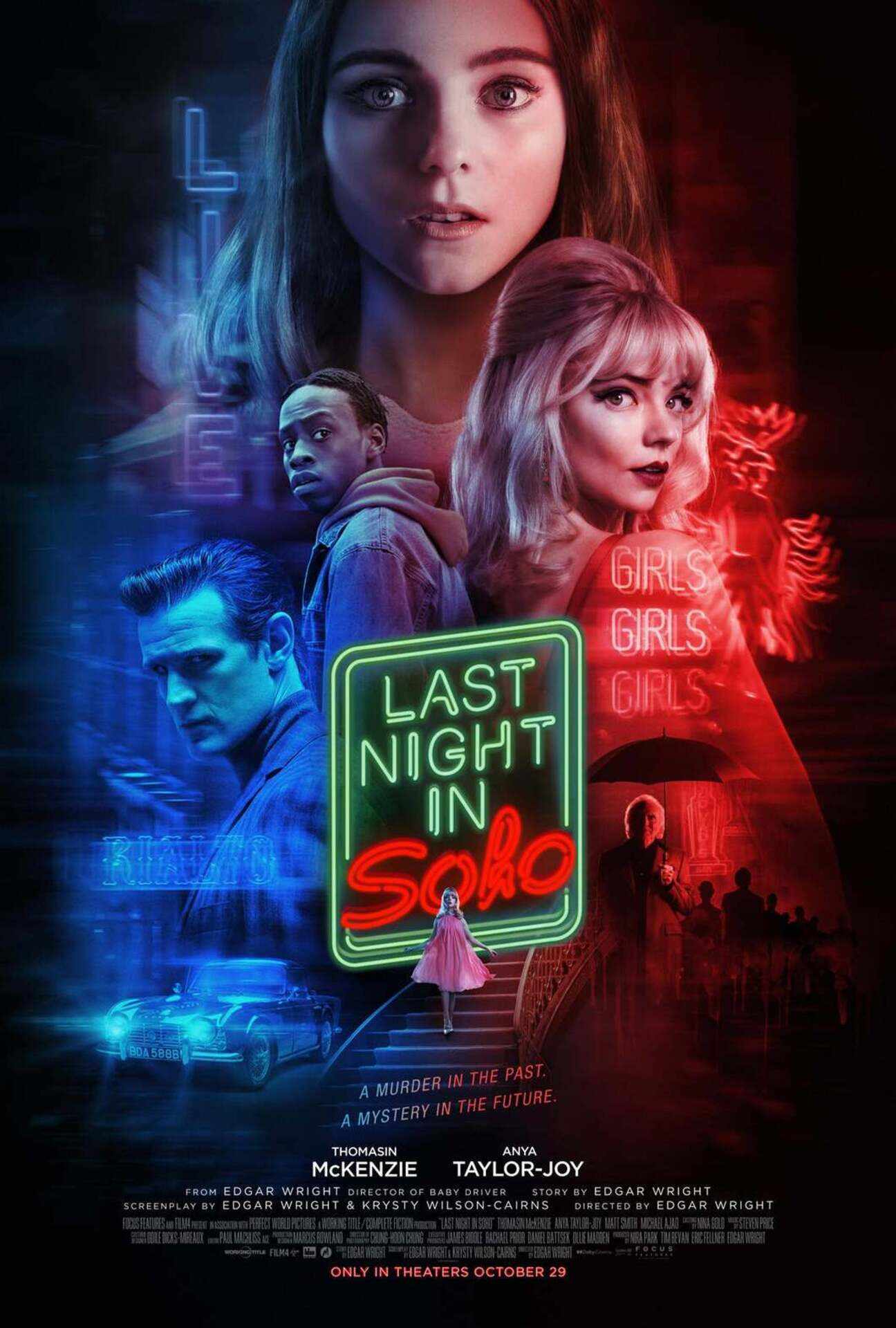 Theatrical poster for Last Night In Soho.