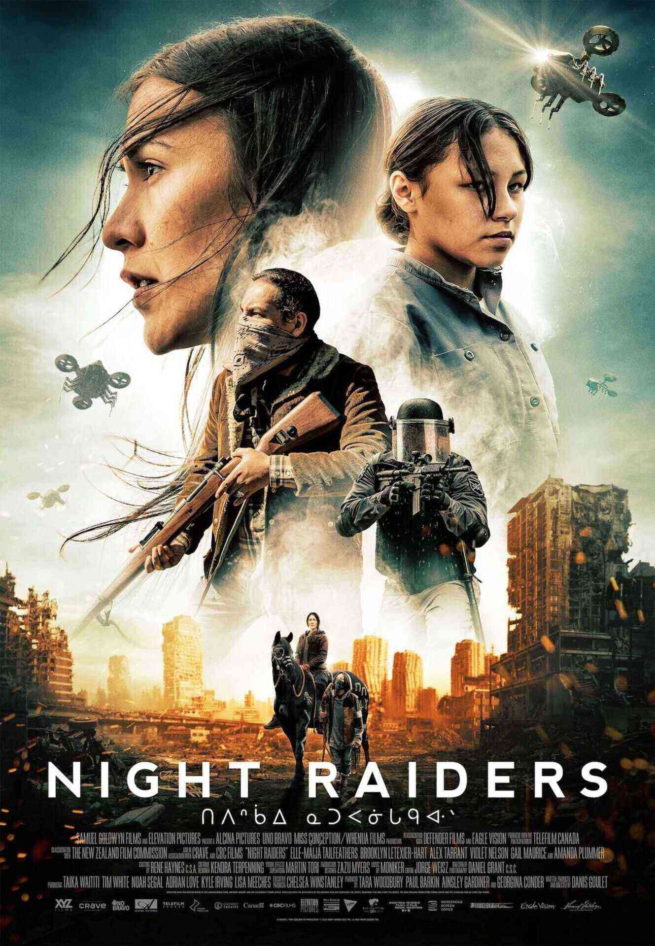 Theatrical poster for Night Raiders.