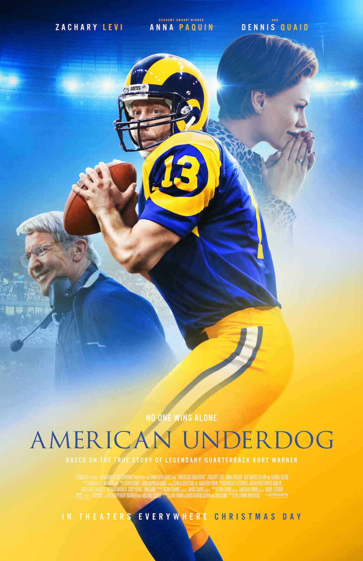Theatrical poster for American Underdog.