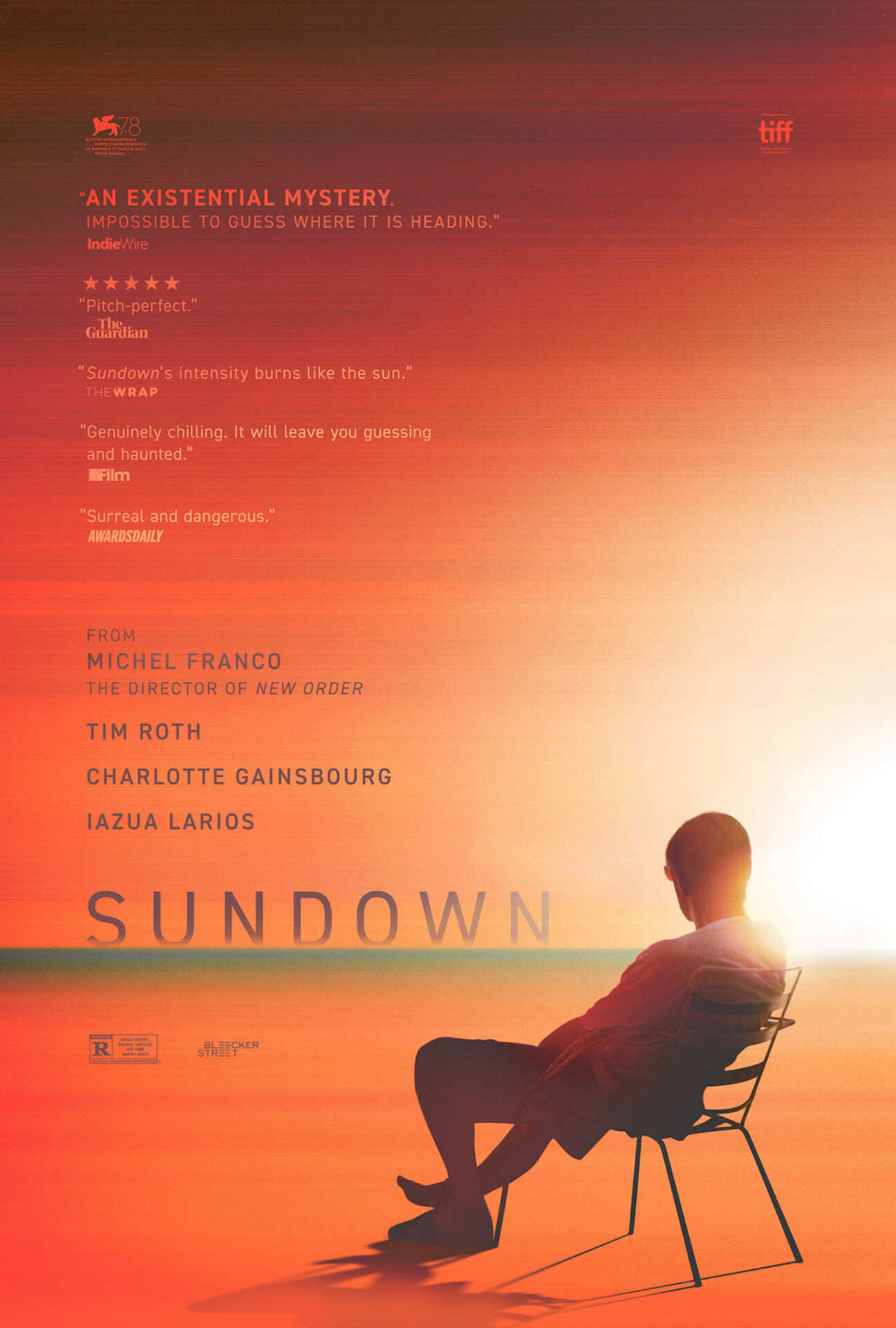 Theatrical poster for Sundown, directed by Michel Franco.
