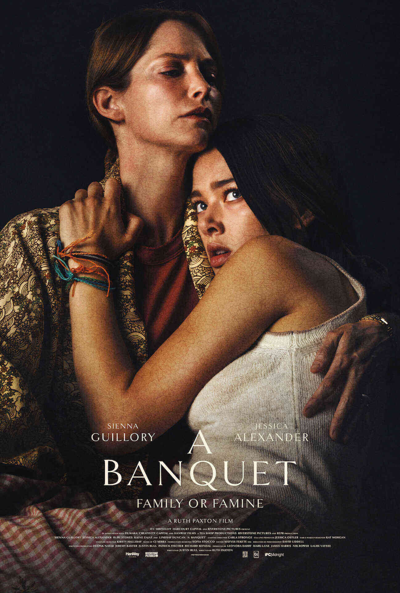 Theatrical poster for A Banquet, directed by Ruth Paxton.