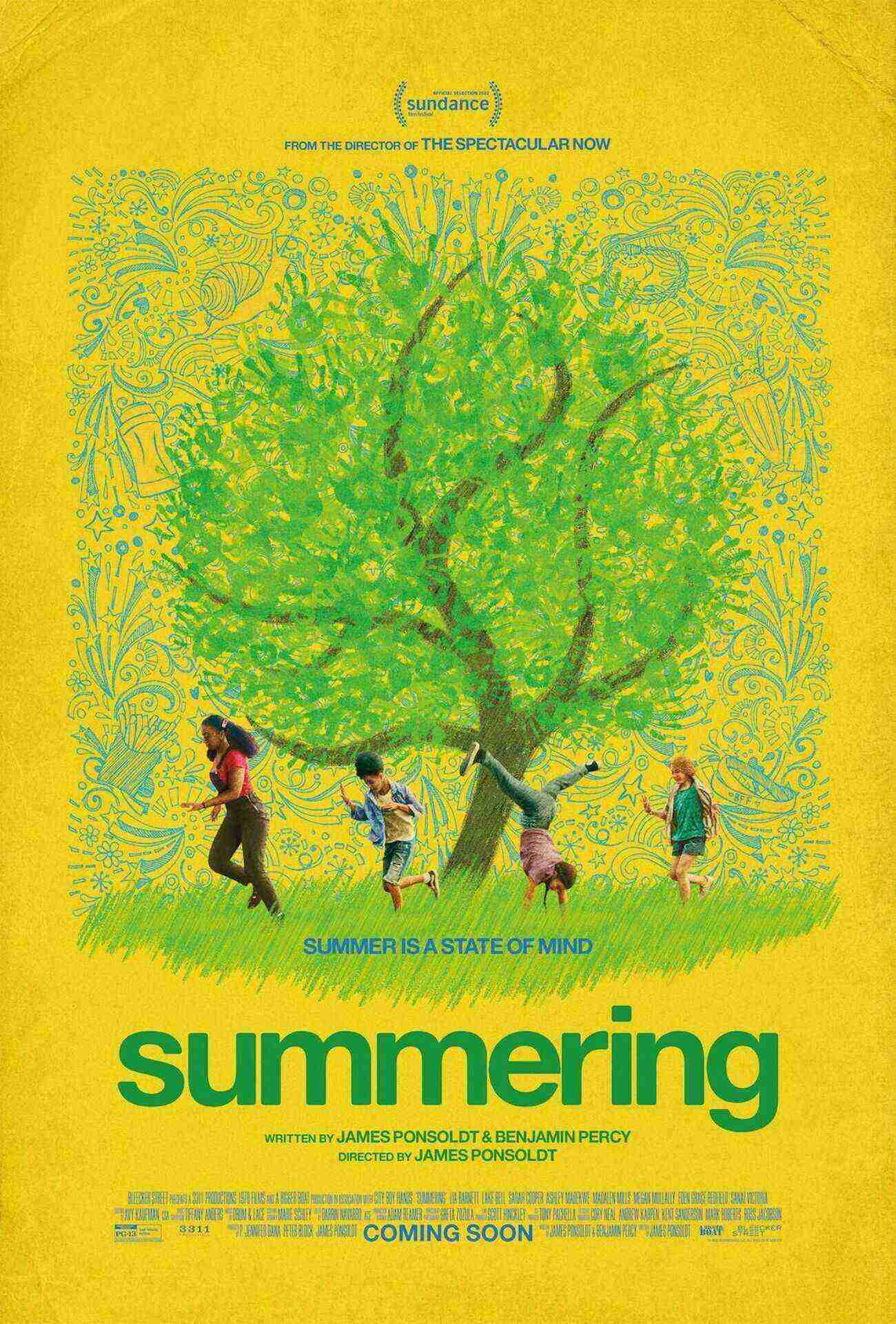 Theatrical poster for Summering. Courtesy of Bleeker Street.
