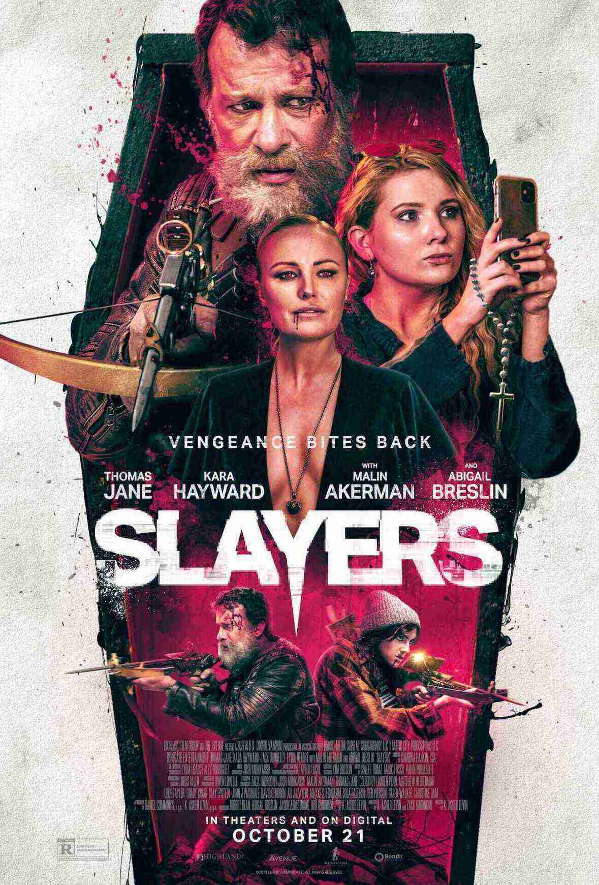 Theatrical poster for Slayers. Image courtesy of The Avenue.