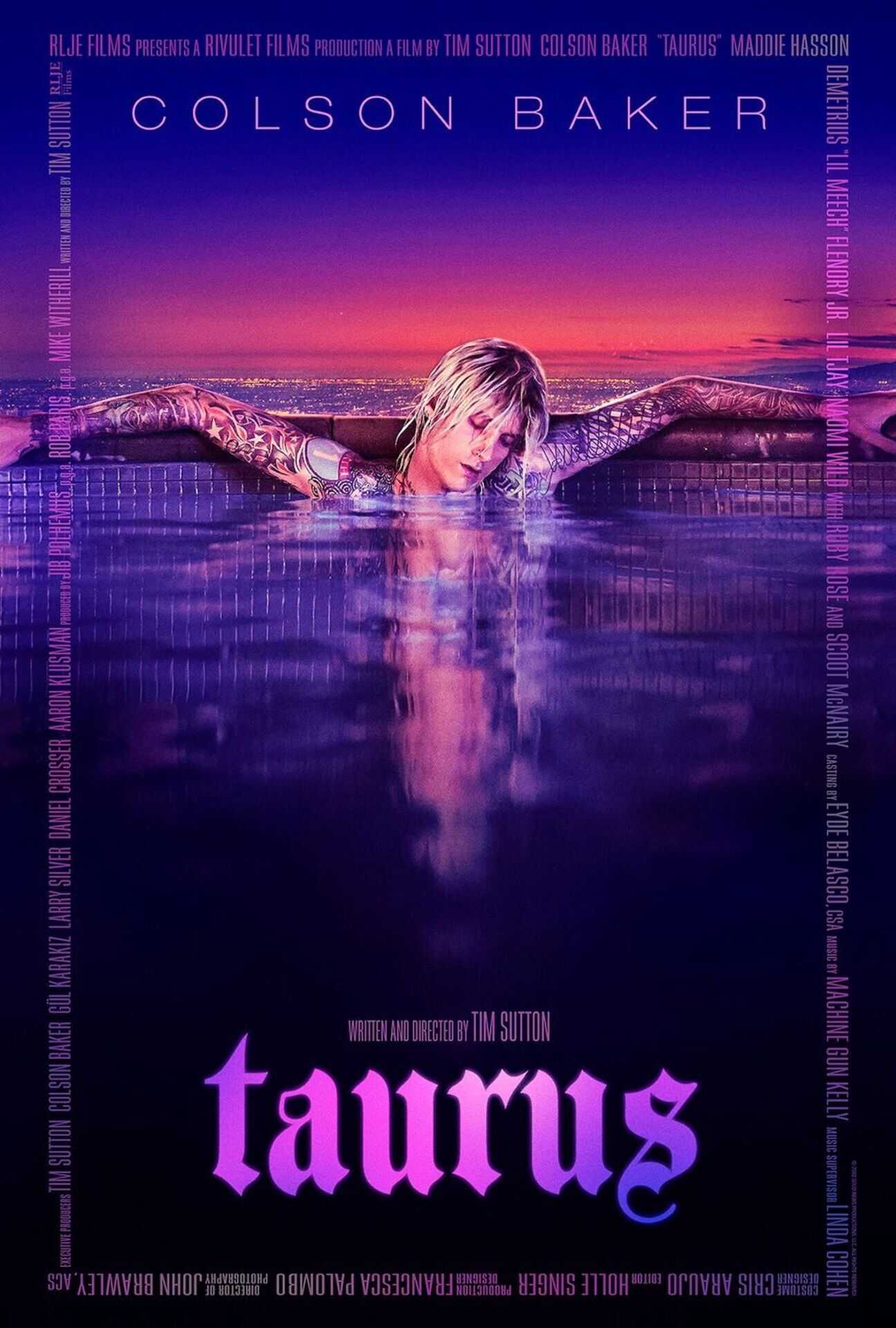 Theatrical poster for Taurus. Courtesy of RLJE Films.