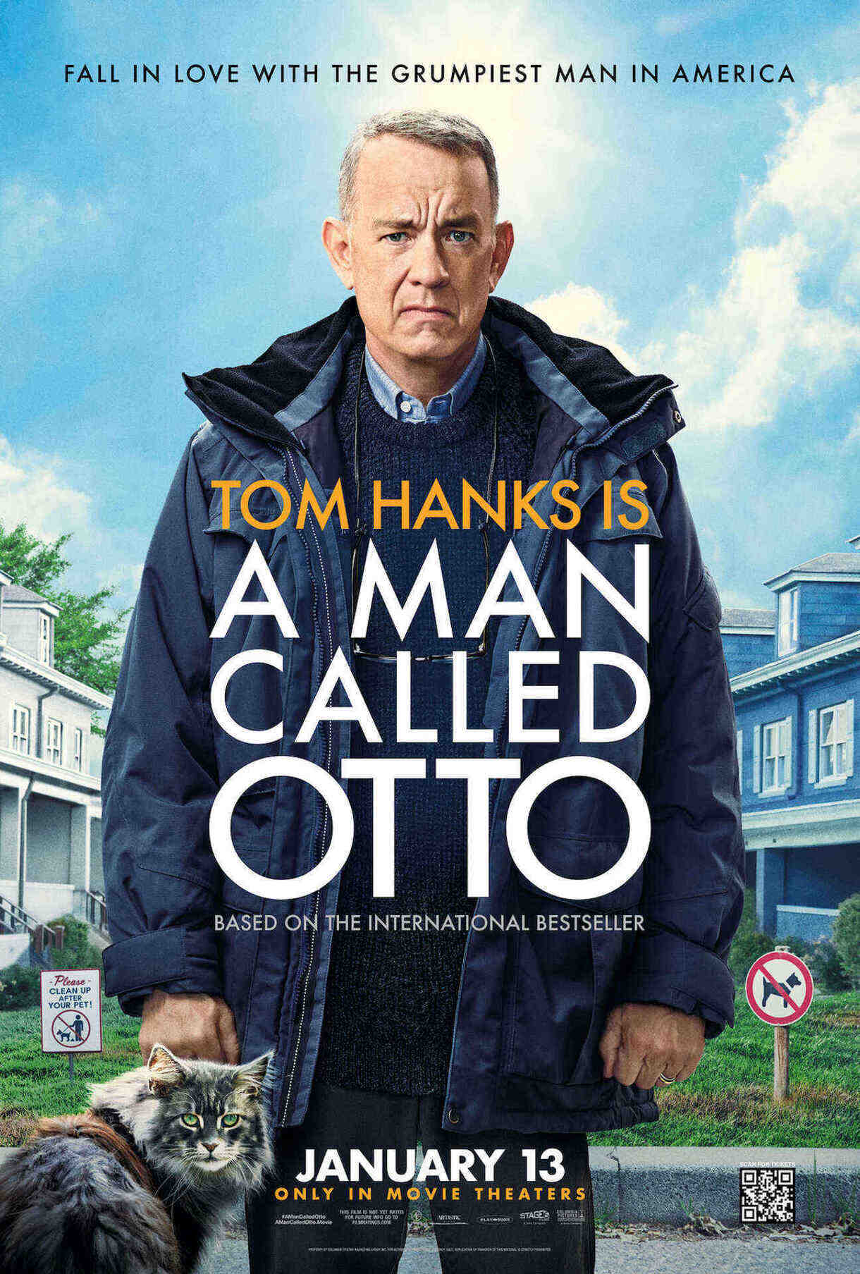 Theatrical poster for A Man Called Otto. Image courtesy of Sony Pictures Entertainment.