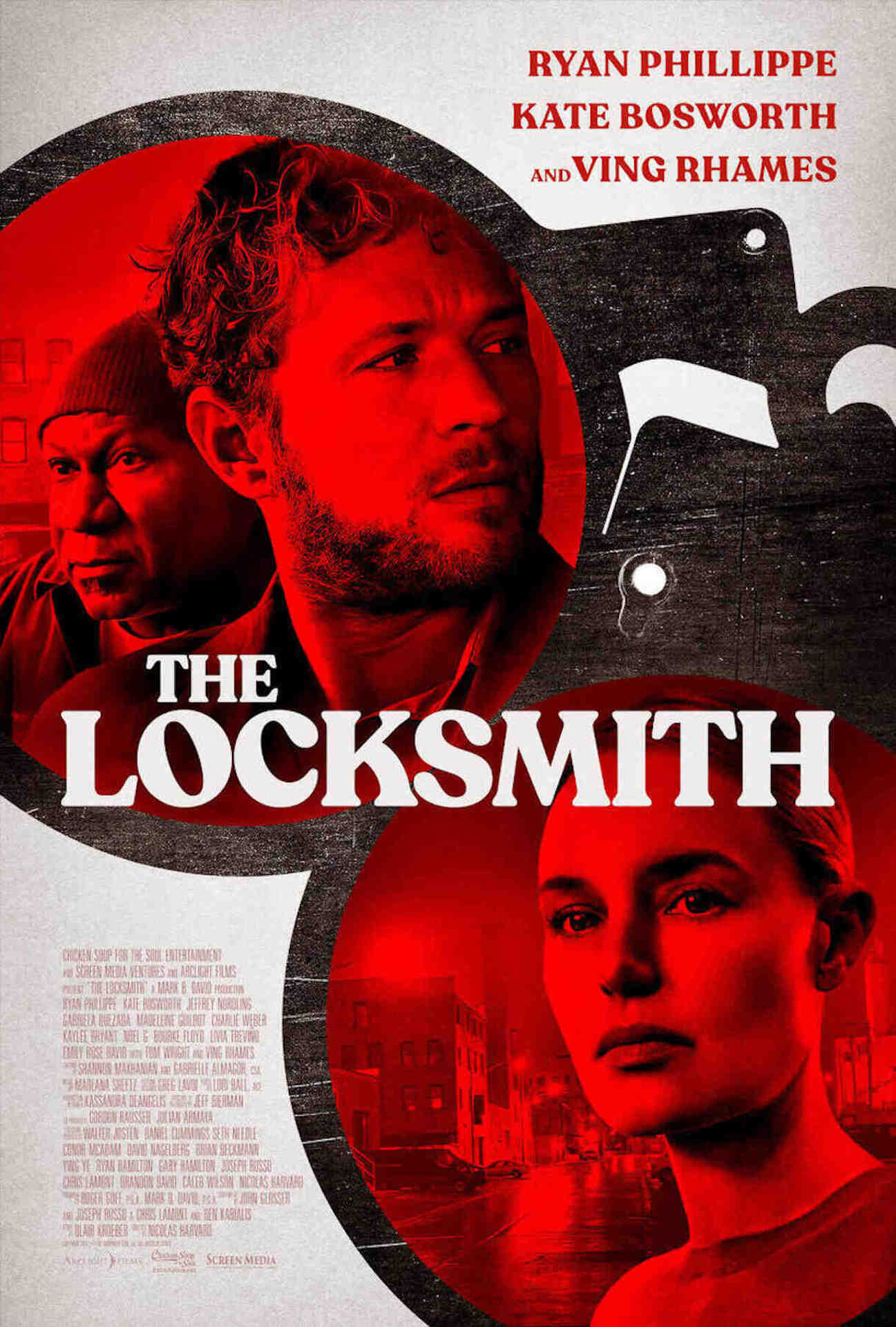 Theatrical poster for The Locksmith, courtesy of Screen Media.
