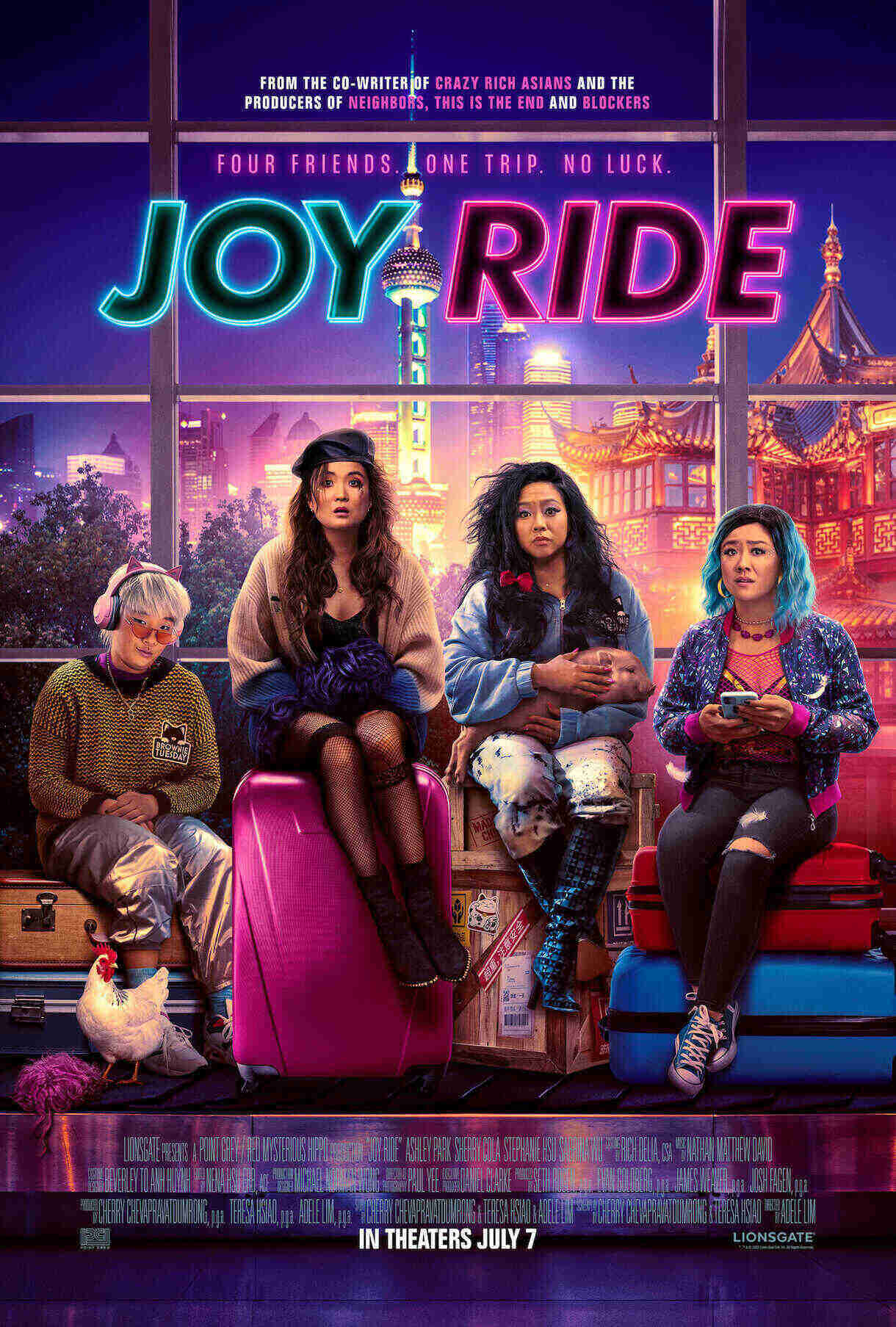 Theatrical poster for Joy Ride. Courtesy of Lionsgate.