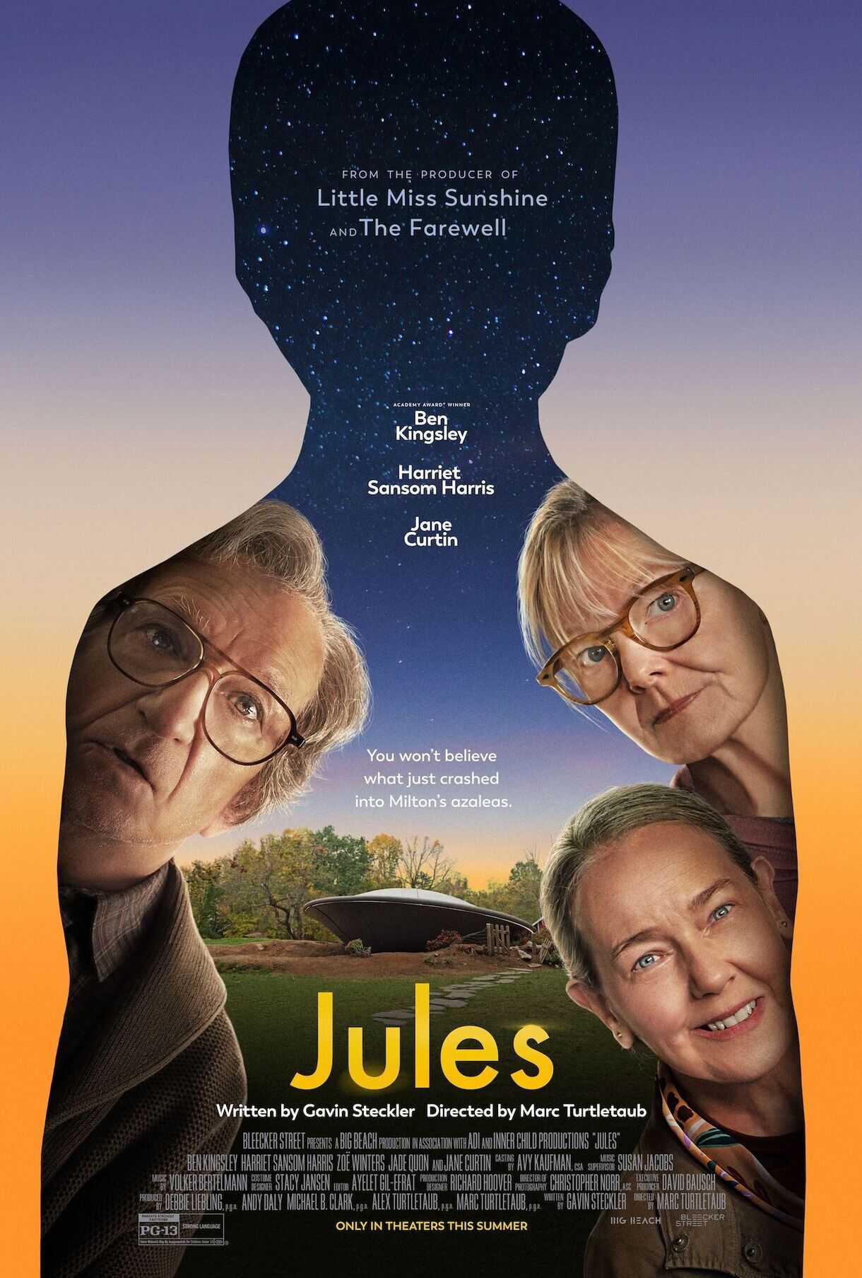 Theatrical poster for Jules. Courtesy of Bleecker Street.