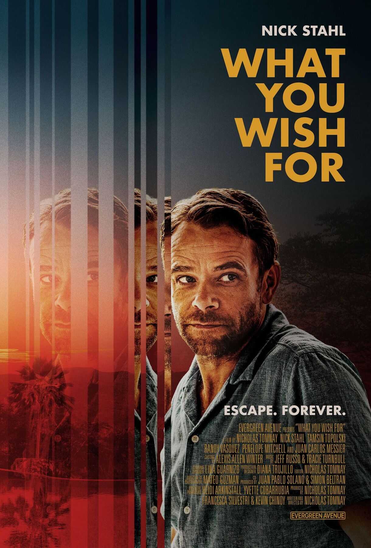 THEATRICAL POSTER FOR WHAT YOU WISH FOR, DIRECTED BY NICHOLAS TOMNAY.
