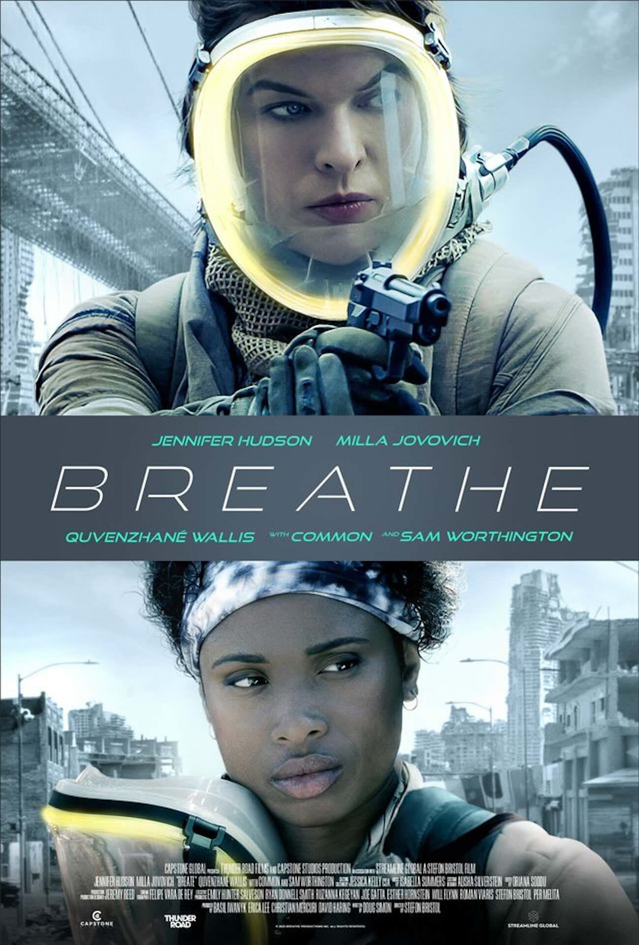 Theatrical poster for BREATHE, a Variance Films / Warner Brothers release. Photo courtesy of Breathe Productions Inc.