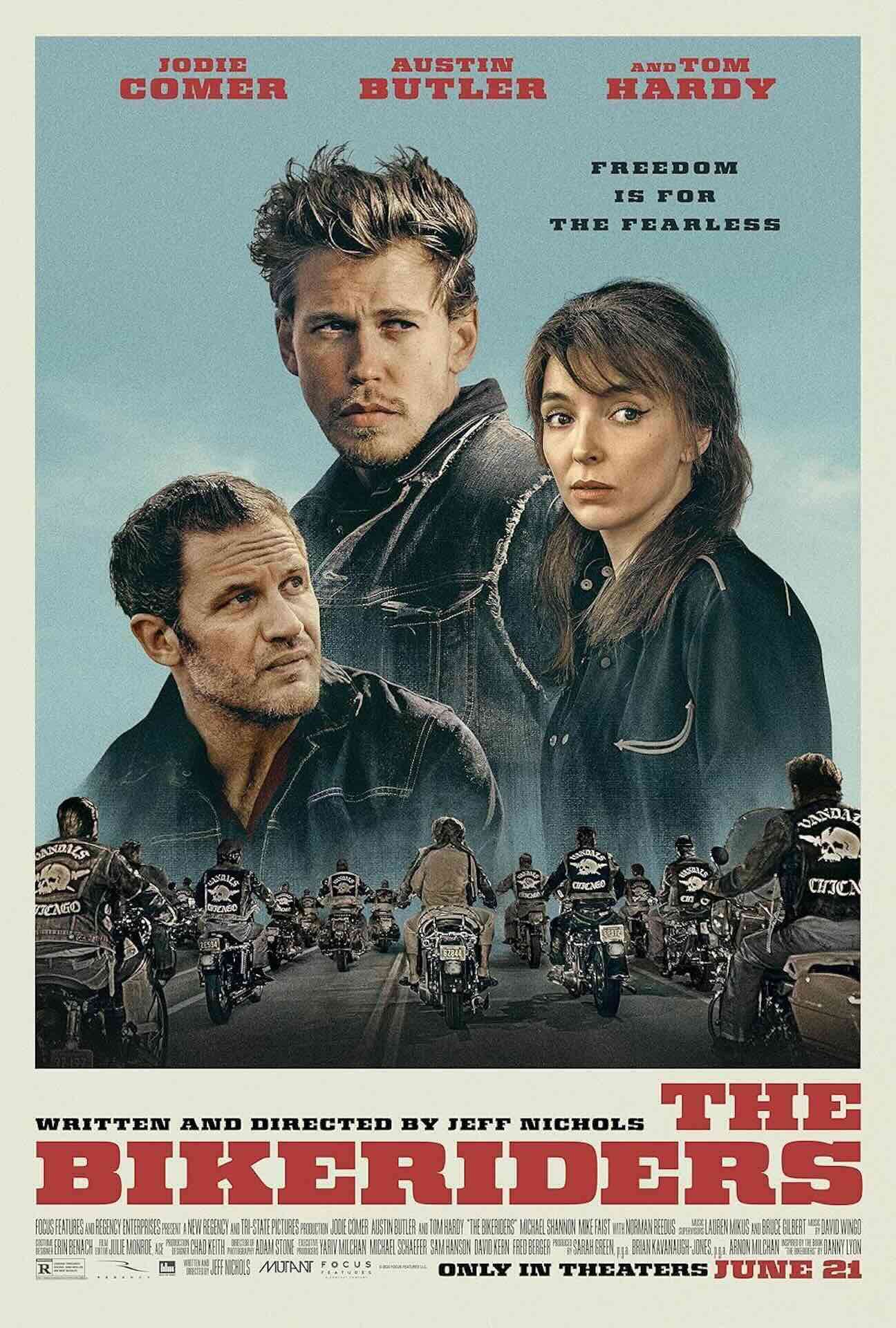 Key art for The Bikeriders. Image courtesy of Focus Features.