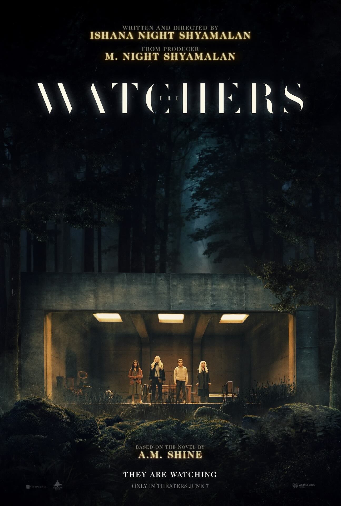 Theatrical poster for The Watchers. Image courtesy of Warner Brothers.