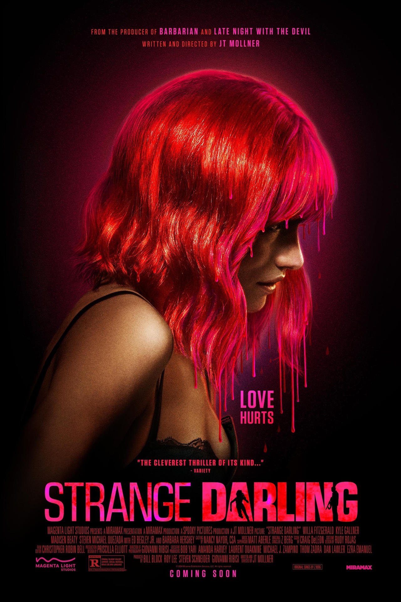 Key art for Strange Darling, directed by JT Mollner.