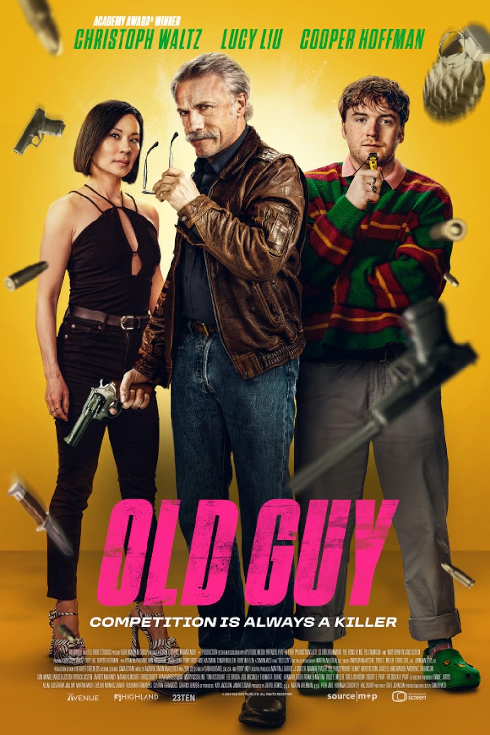 Key art for the action/comedy Old Guy, directed by Simon West. Image courtesy of The Avenue.