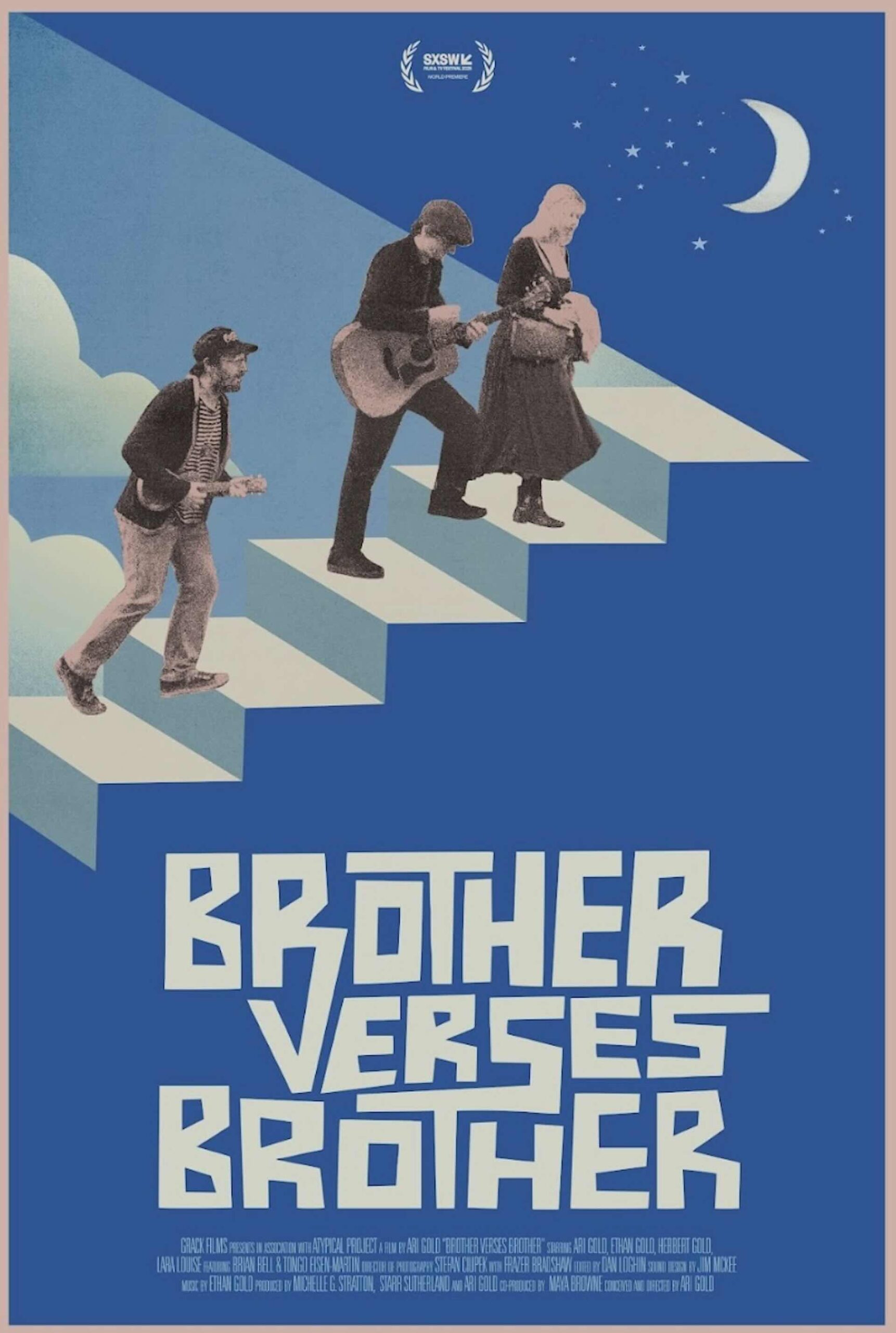 Key art for BROTHER VERSES BROTHER, directed by Ari Gold. Image courtesy of Grack Films.