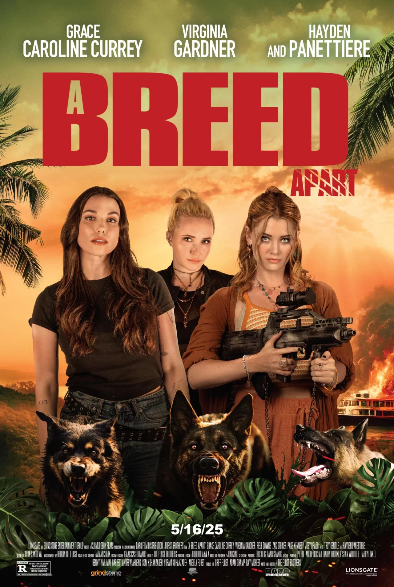 Currey, Gardner, and Panettiere in A BREED APART