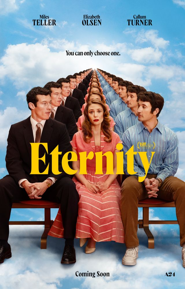 Key art for Eternity. Image courtesy of A24.