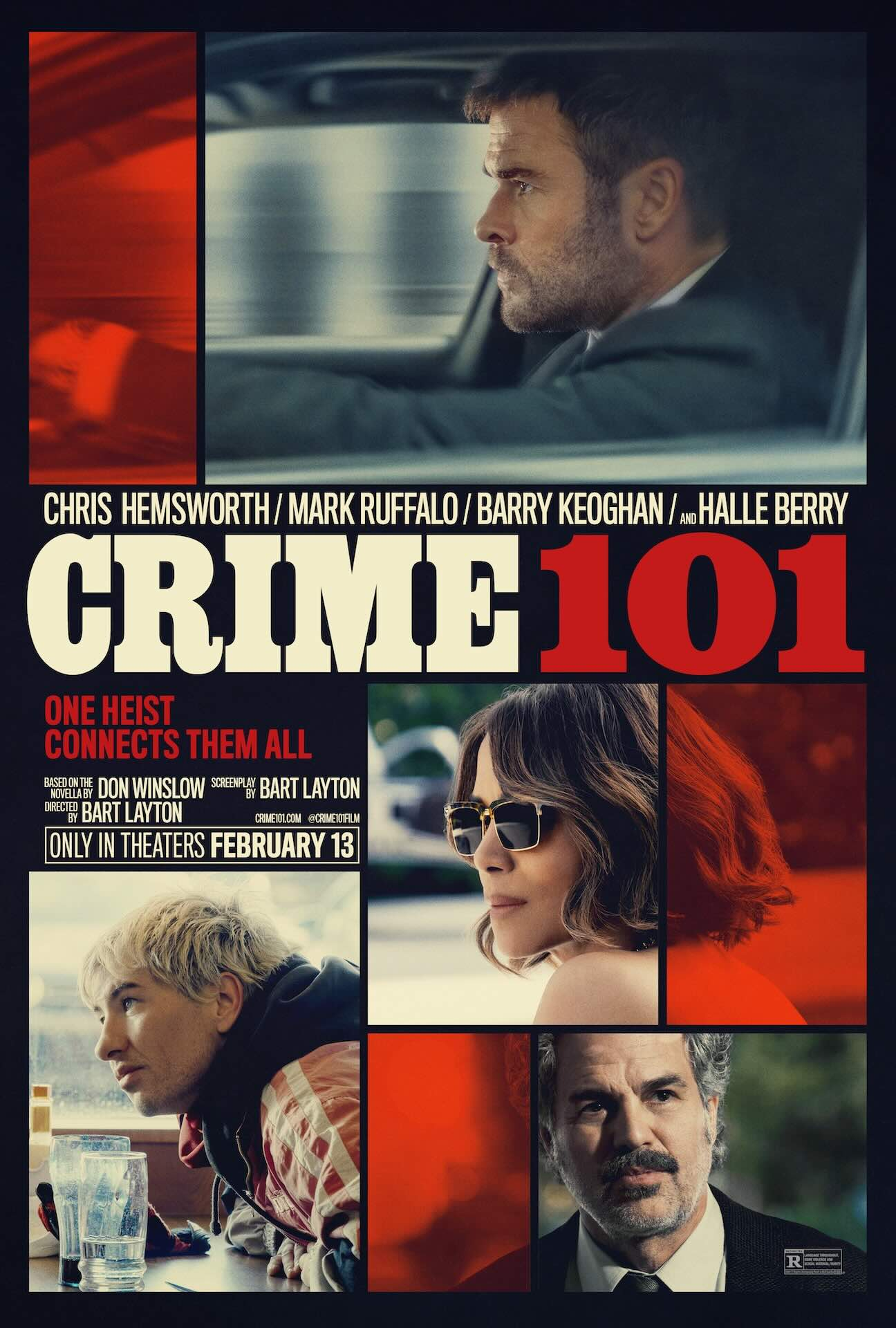 Crime 101 poster. Image courtesy of Amazon MGM Studios.