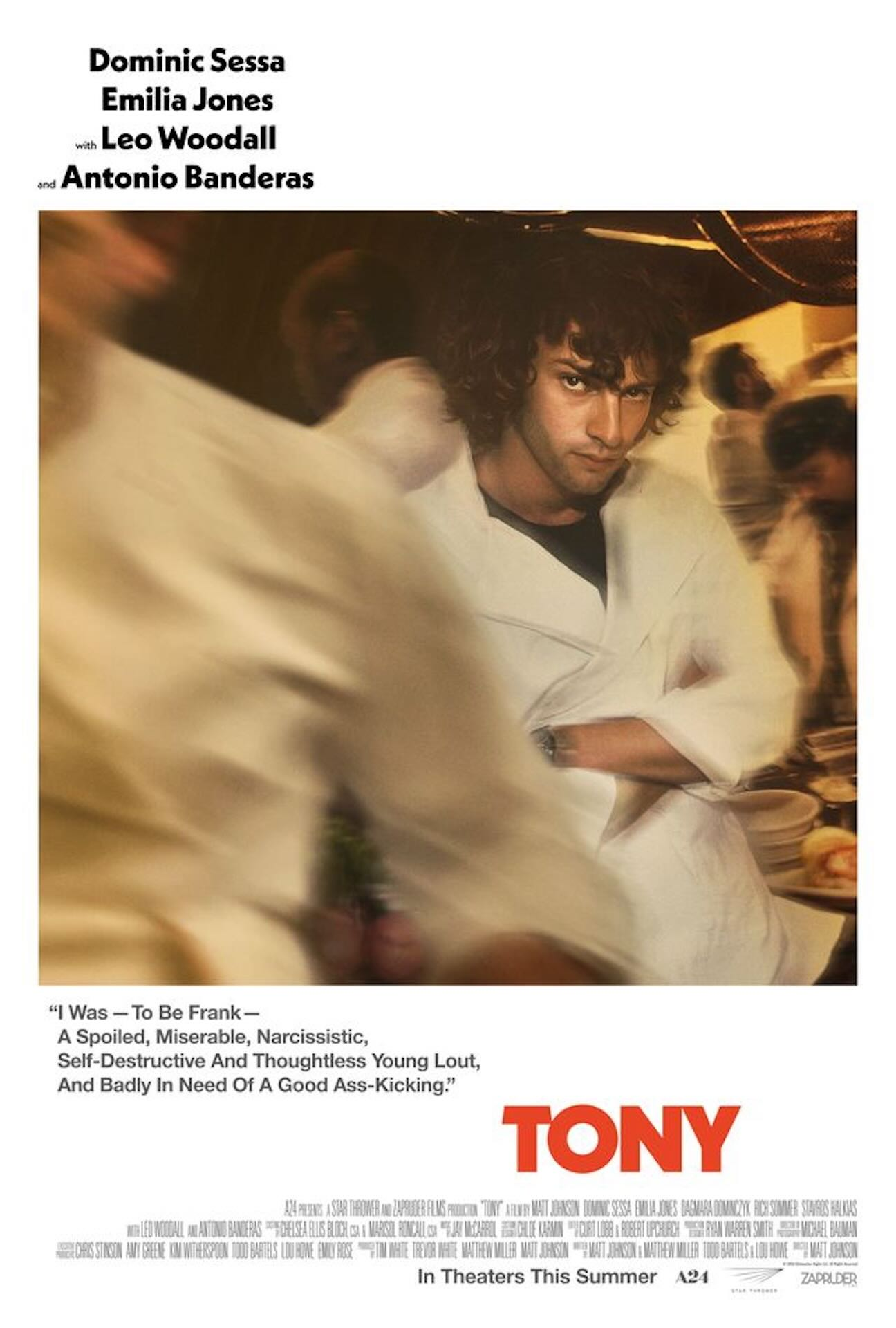 Tony poster Theatrical poster for Tony. Image courtesy of A24.